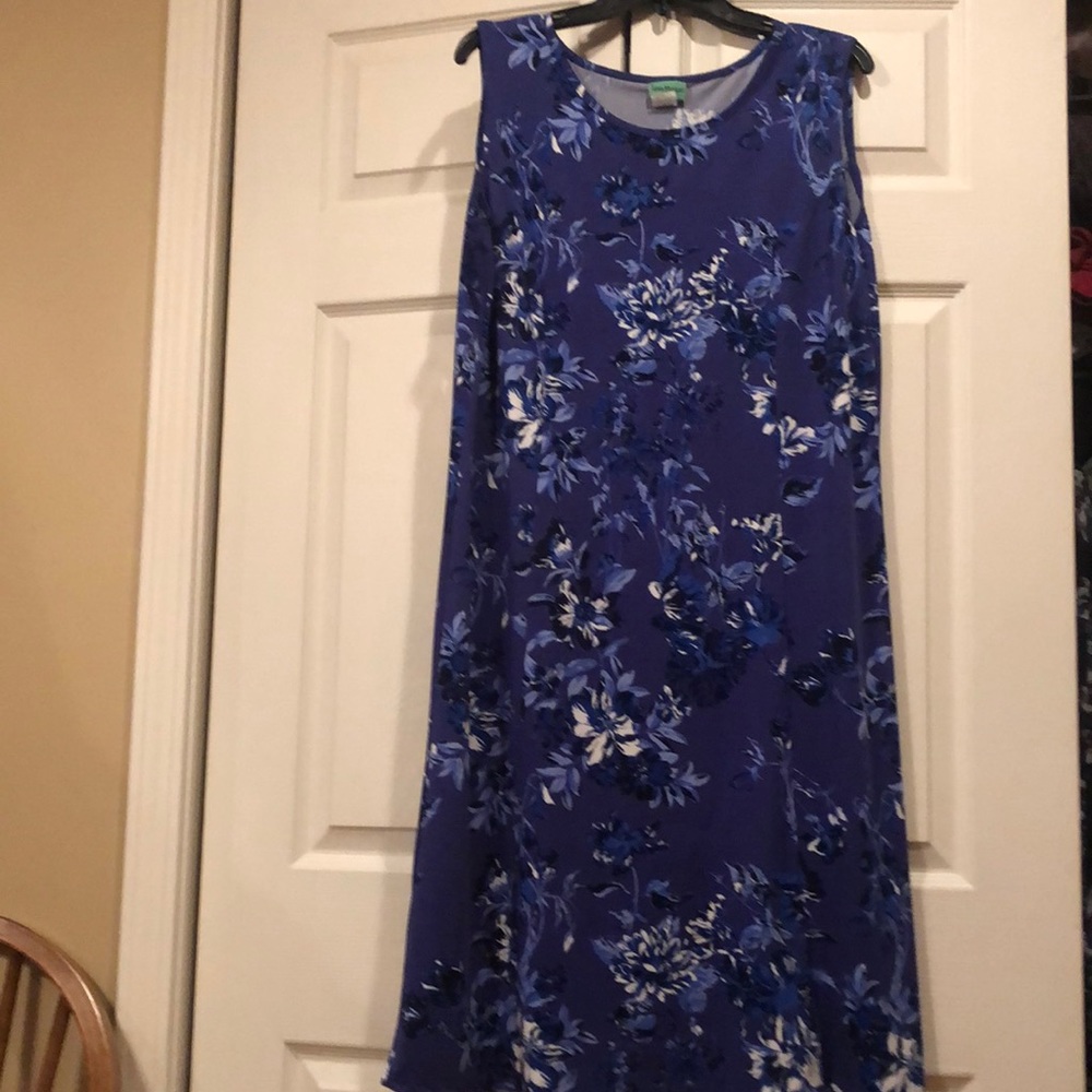 Sara Morgan -Large Floral- Sleeveless Pullover Dress